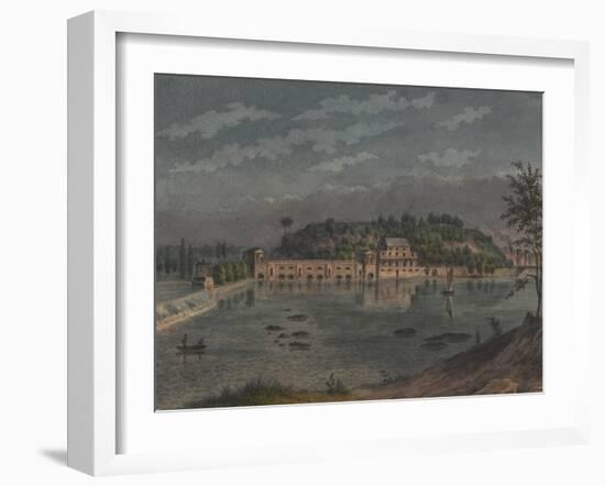 Fairmount Waterworks, Philadelphia, Pa, 1848-Augustus Kollner-Framed Giclee Print