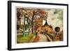 Fairy Alcazar Castle, Segovia , Spain, Picture In Painting Style-Maugli-l-Framed Art Print