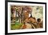 Fairy Alcazar Castle, Segovia , Spain, Picture In Painting Style-Maugli-l-Framed Art Print