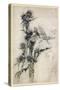 Fairy and Bee-Arthur Rackham-Stretched Canvas