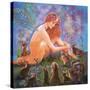 Fairy and the Velveteen Rabbit-Judy Mastrangelo-Stretched Canvas