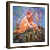 Fairy and the Velveteen Rabbit-Judy Mastrangelo-Framed Giclee Print