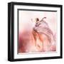 Fairy. Beautiful Girl In Blowing Dress Flying. Magic-Subbotina Anna-Framed Art Print