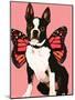 Fairy Boston Terrier-Natasha Wescoat-Mounted Giclee Print