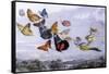 Fairy Butterflies 1-Vintage Apple Collection-Framed Stretched Canvas