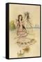 Fairy by the Sea-Warwick Goble-Framed Stretched Canvas