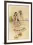 Fairy by the Sea-Warwick Goble-Framed Premium Photographic Print