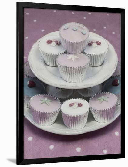 Fairy Cakes on cake Stand-Tom Quartermaine-Framed Premium Giclee Print