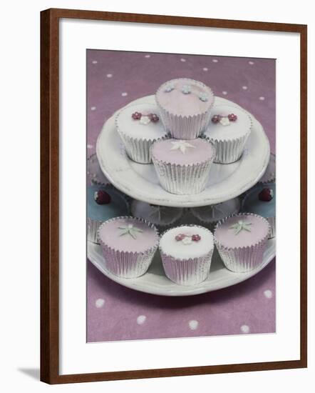 Fairy Cakes on cake Stand-Tom Quartermaine-Framed Giclee Print