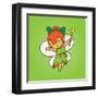 Fairy Cartoon-Rizal Masyhuri-Framed Art Print