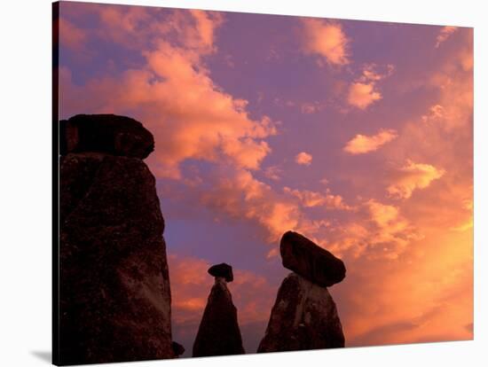 Fairy Chimneys, Cappadocia, Turkey-Art Wolfe-Stretched Canvas