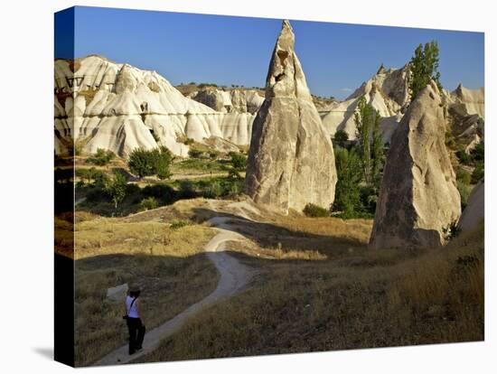 Fairy Chimneys, Cavusin, Cappadocia, Anatolia, Turkey, Asia Minor, Eurasia-Simon Montgomery-Stretched Canvas