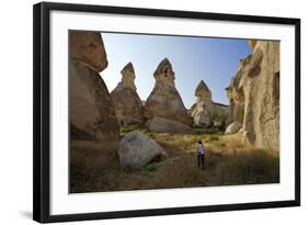 Fairy Chimneys, Cavusin, Cappadocia, Anatolia, Turkey, Asia Minor, Eurasia-Simon Montgomery-Framed Photographic Print