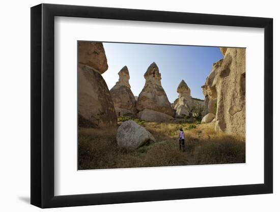 Fairy Chimneys, Cavusin, Cappadocia, Anatolia, Turkey, Asia Minor, Eurasia-Simon Montgomery-Framed Photographic Print