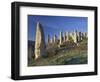 Fairy Chimneys in the 'Liebestal' (Valley), Tuff Stone, Cappadocia, Anatolia, Turkey-Rainer Mirau-Framed Photographic Print