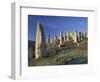 Fairy Chimneys in the 'Liebestal' (Valley), Tuff Stone, Cappadocia, Anatolia, Turkey-Rainer Mirau-Framed Photographic Print