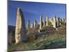 Fairy Chimneys in the 'Liebestal' (Valley), Tuff Stone, Cappadocia, Anatolia, Turkey-Rainer Mirau-Mounted Photographic Print