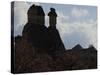 Fairy Chimneys Near Pasabagi, Tuff Stone, Silhouettes, Gšreme, Cappadocia, Anatolia, Turkey-Rainer Mirau-Stretched Canvas