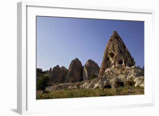 Fairy Chimneys Rock Formation Landscape Near Goreme, in Cappadocia, Turkey-Simon Montgomery-Framed Photographic Print