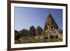 Fairy Chimneys Rock Formation Landscape Near Goreme, in Cappadocia, Turkey-Simon Montgomery-Framed Photographic Print