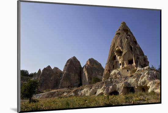 Fairy Chimneys Rock Formation Landscape Near Goreme, in Cappadocia, Turkey-Simon Montgomery-Mounted Photographic Print