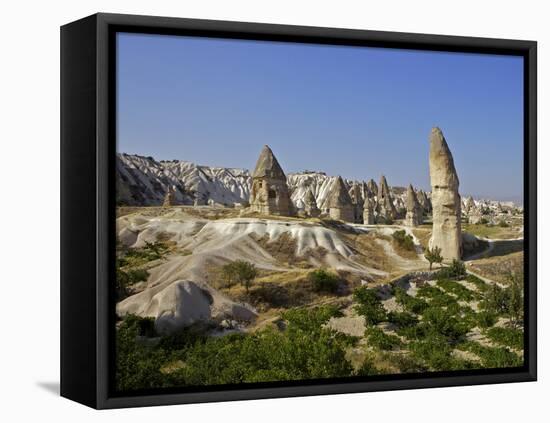 Fairy Chimneys Rock Formation Landscape Near Goreme-Simon Montgomery-Framed Stretched Canvas