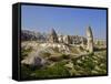 Fairy Chimneys Rock Formation Landscape Near Goreme-Simon Montgomery-Framed Stretched Canvas