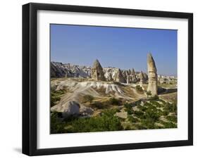 Fairy Chimneys Rock Formation Landscape Near Goreme-Simon Montgomery-Framed Photographic Print