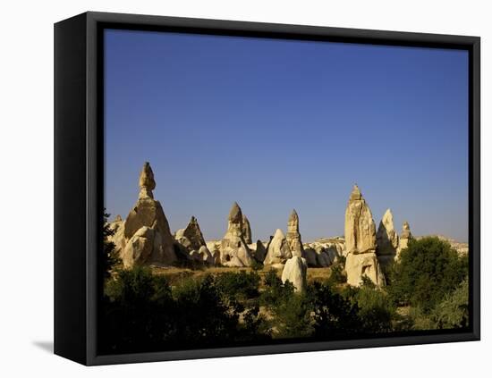 Fairy Chimneys Rock Formation Landscape Near Goreme-Simon Montgomery-Framed Stretched Canvas