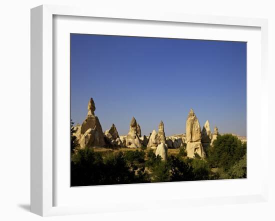 Fairy Chimneys Rock Formation Landscape Near Goreme-Simon Montgomery-Framed Photographic Print