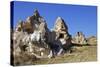 Fairy Chimneys Rock Formation Near Goreme, Cappadocia, Anatolia, Turkey, Asia Minor, Eurasia-Simon Montgomery-Stretched Canvas