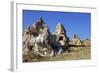 Fairy Chimneys Rock Formation Near Goreme, Cappadocia, Anatolia, Turkey, Asia Minor, Eurasia-Simon Montgomery-Framed Photographic Print