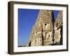 Fairy Chimneys Rock Formation Near Goreme, Cappadocia, Anatolia, Turkey, Asia Minor, Eurasia-Simon Montgomery-Framed Photographic Print