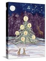 Fairy Christmas Tree-Trish Schreiber-Stretched Canvas