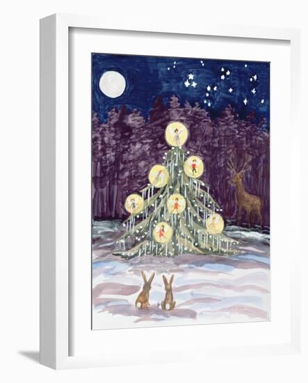 Fairy Christmas Tree-Trish Schreiber-Framed Giclee Print