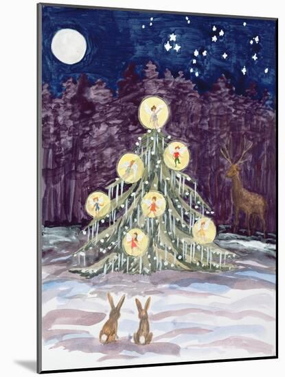 Fairy Christmas Tree-Trish Schreiber-Mounted Giclee Print