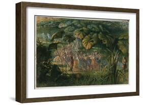 Fairy Dance in a Clearing-Richard Doyle-Framed Giclee Print