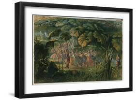 Fairy Dance in a Clearing-Richard Doyle-Framed Giclee Print