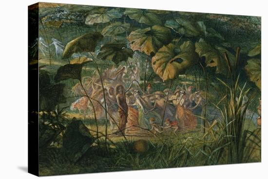 Fairy Dance in a Clearing-Richard Doyle-Stretched Canvas