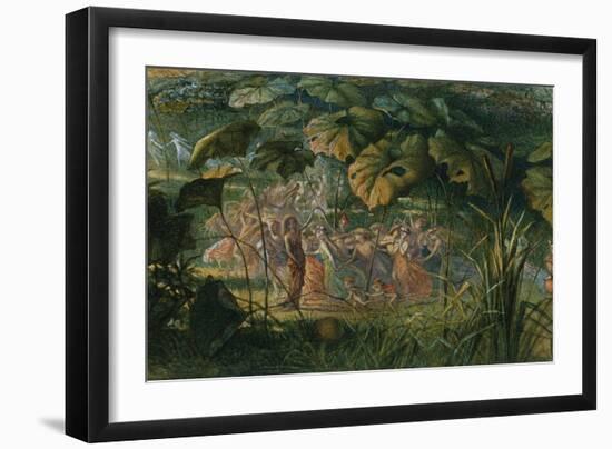 Fairy Dance in a Clearing-Richard Doyle-Framed Giclee Print