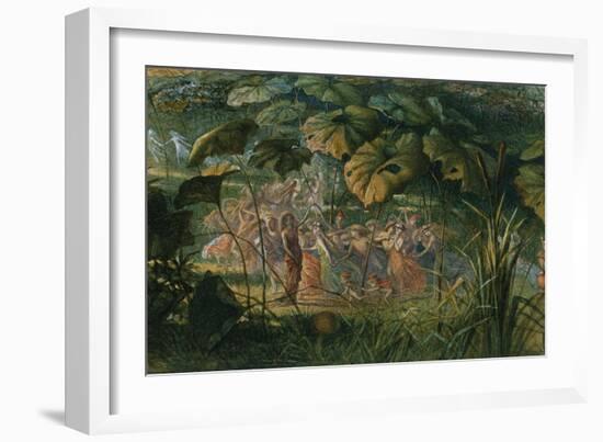 Fairy Dance in a Clearing-Richard Doyle-Framed Giclee Print