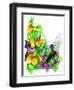 Fairy, Dragonfly and Beetle-Maylee Christie-Framed Giclee Print