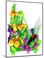 Fairy, Dragonfly and Beetle-Maylee Christie-Mounted Giclee Print