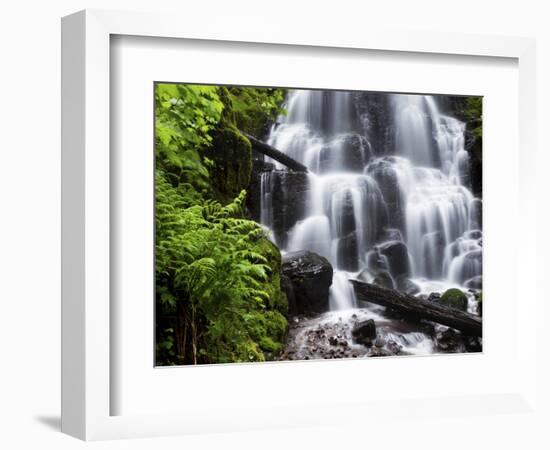 Fairy Falls in the Columbia River Gorge Outside of Portland, Or-Ryan Wright-Framed Photographic Print