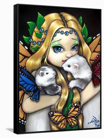 Fairy Ferret Picture : Two Fae Ferrets-Jasmine Becket-Griffith-Framed Stretched Canvas