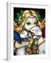 Fairy Ferret Picture : Two Fae Ferrets-Jasmine Becket-Griffith-Framed Art Print