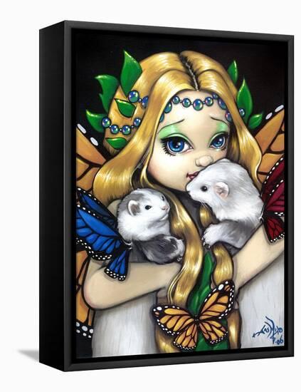 Fairy Ferret Picture : Two Fae Ferrets-Jasmine Becket-Griffith-Framed Stretched Canvas