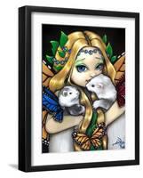 Fairy Ferret Picture : Two Fae Ferrets-Jasmine Becket-Griffith-Framed Art Print