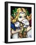 Fairy Ferret Picture : Two Fae Ferrets-Jasmine Becket-Griffith-Framed Art Print