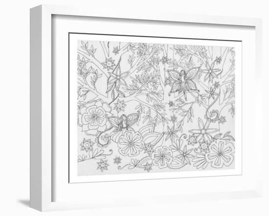 Fairy Floral-Pam Varacek-Framed Art Print